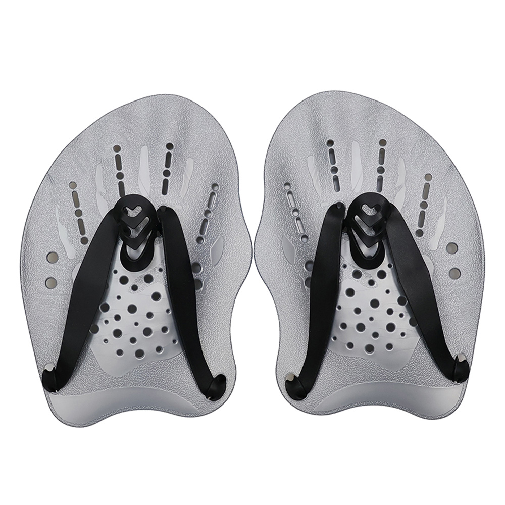 Swim Fins - 調節可能な水泳用ハンドパドル、大人と青少年向けの水かき付きグローブ、フリースタイルトレーニングフィン、シュノーケリング、水泳、ウォータースポーツ用