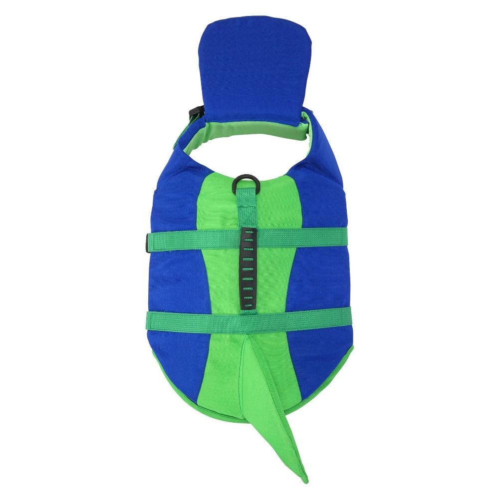 Life Jacket - サメ型犬用救命胴衣 防水 耐破損性 犬用スイミングベスト 調節可能 通気性