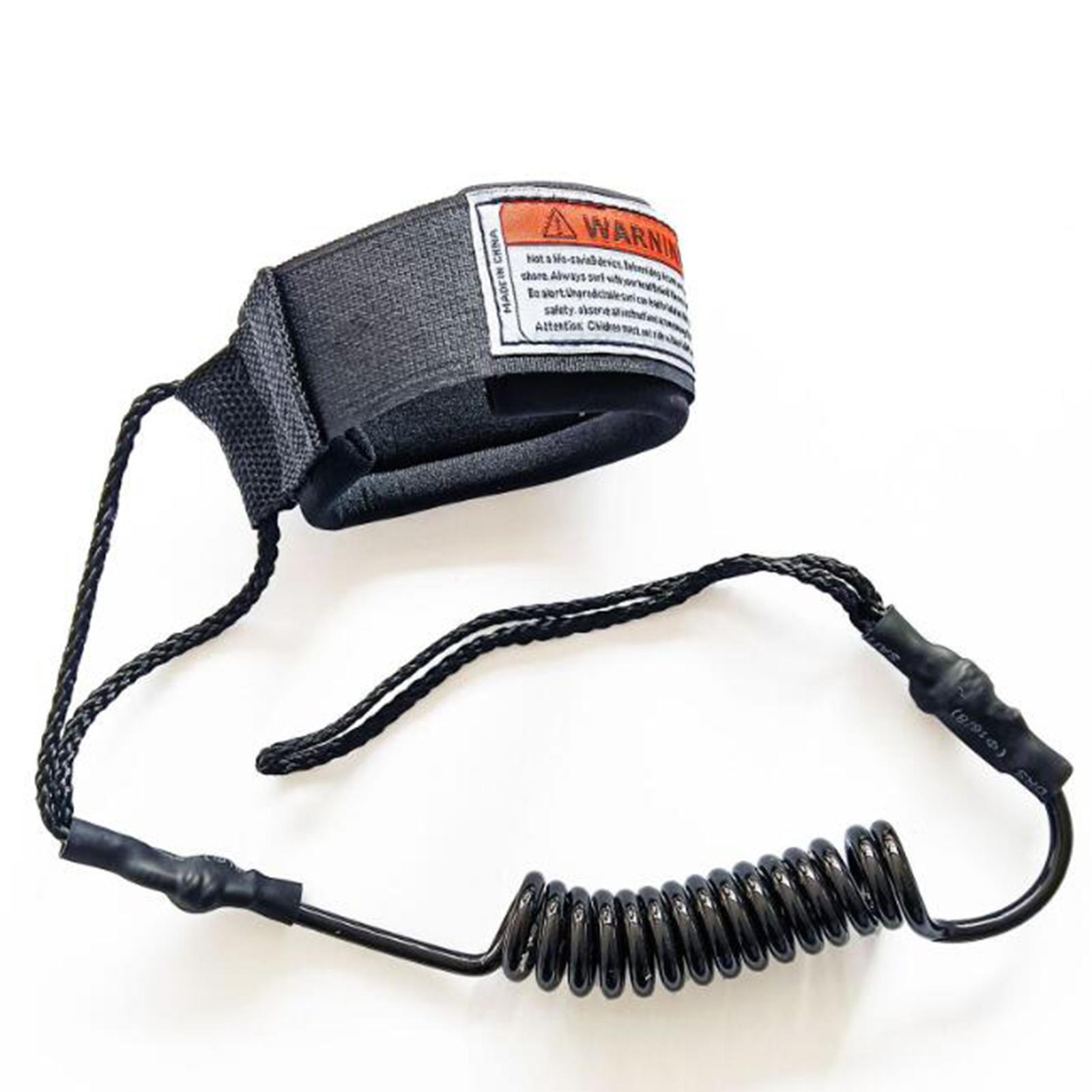巻き取り式のサーフボード用リーシュ。耐久性に優れた伸縮性素材 - Surfboard Leash のレビューと価格