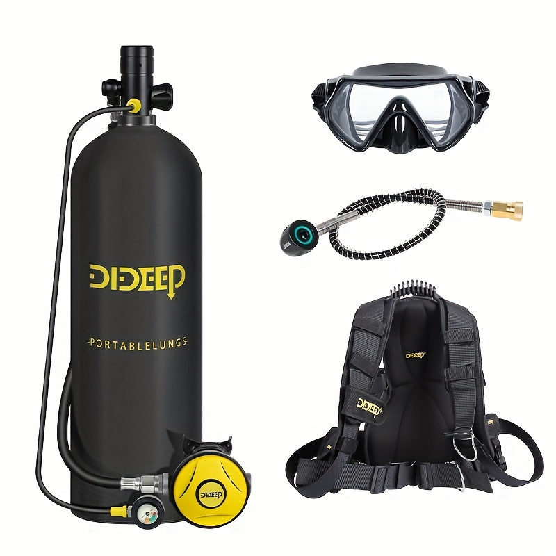 DIDEEP 4Lミニスキューバダイビングタンクセット、最大 - Snorkeling Gear のレビューと価格