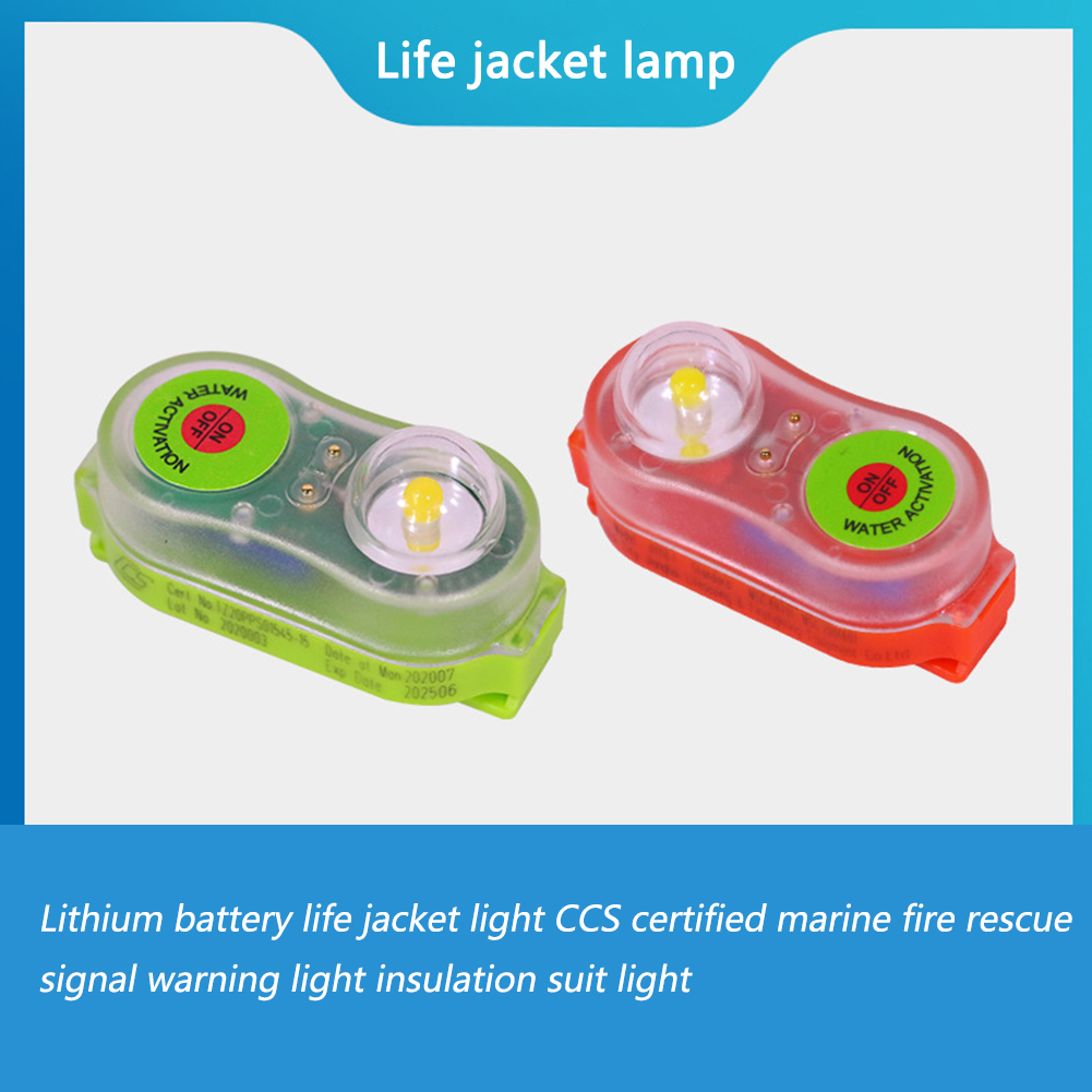 1-10 個 LED リチウムライフジャケットランプ目立つ誘 - Life Jacket のレビューと価格