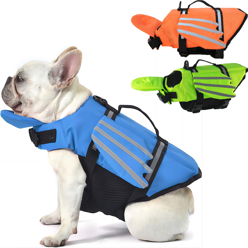 犬用ライフジャケット 反射調整可能 夏用 大型犬 水着 安全 - Life Jacket のレビューと価格
