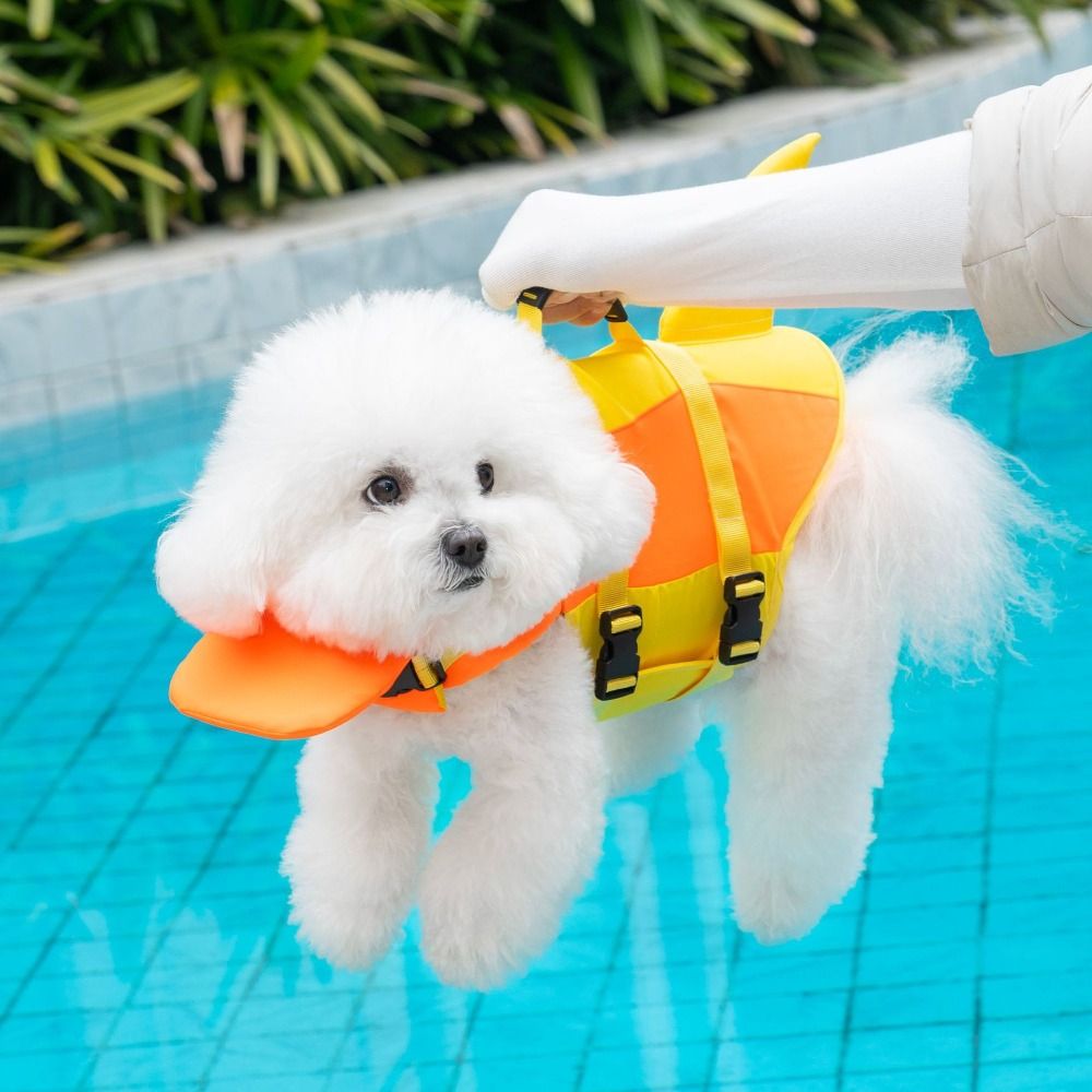 サメ型犬用救命胴衣 防水 耐破損性 犬用スイミングベスト 調 - Life Jacket のレビューと価格