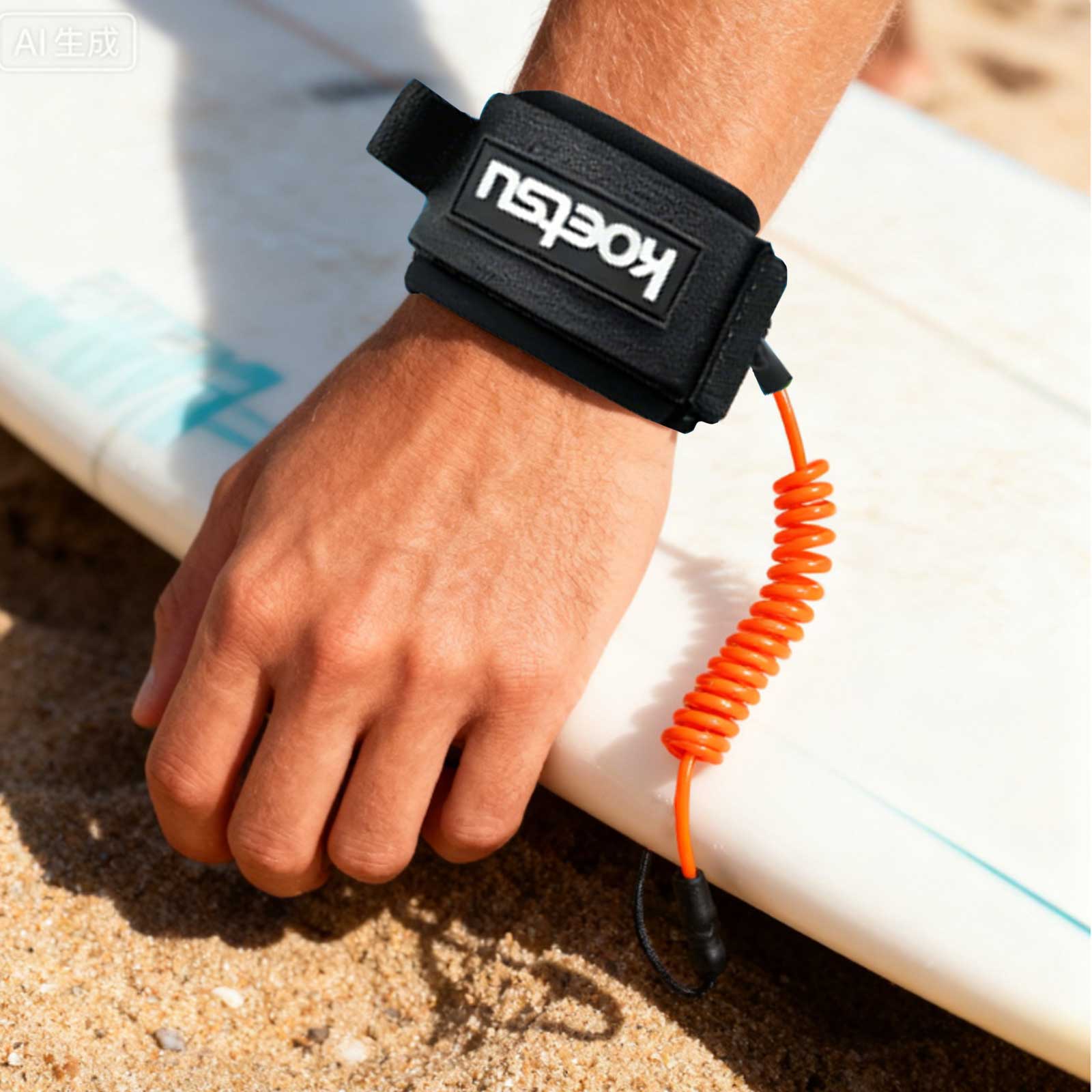 SUPパドルボードリーシュ TPU素材 強力コード サーフボ - Surfboard Leash のレビューと価格