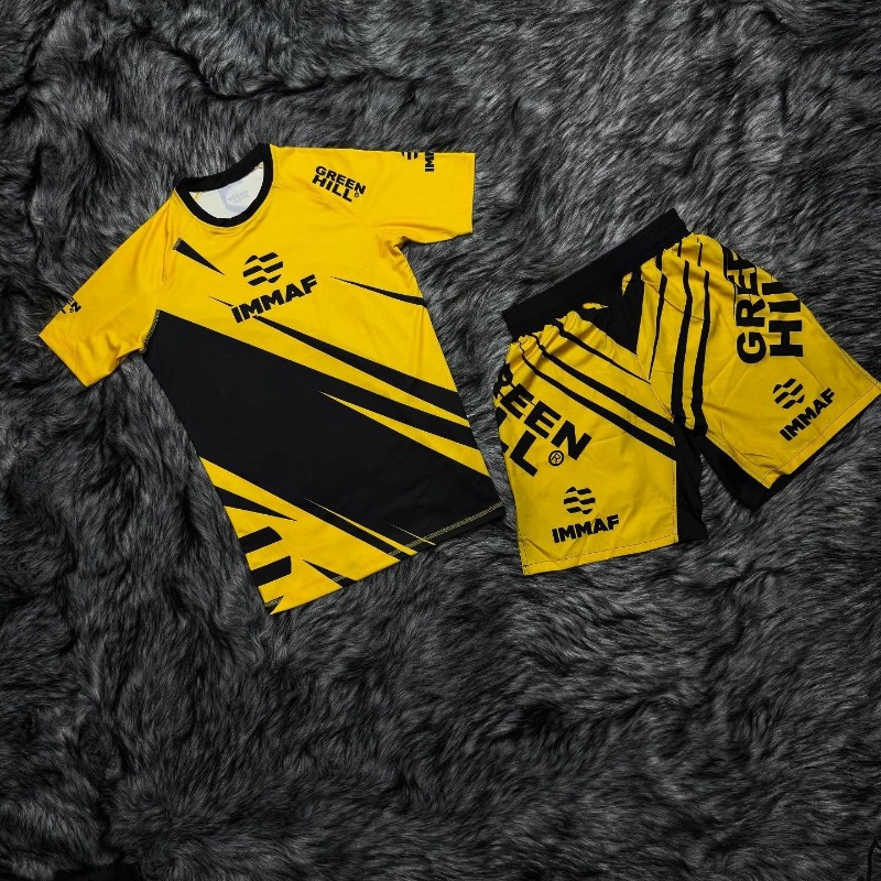 2026年新IMMAFスポーツセット メンズ ブラックピンク - Rash Guard のレビューと価格